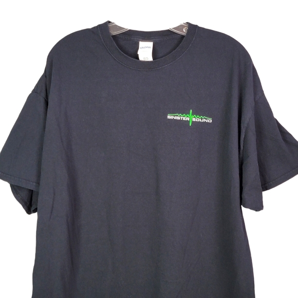 Sinister Sound Skull Logo Harley-Davidson Custom Sound Solutions Tee 2XL - Picture 6 of 13